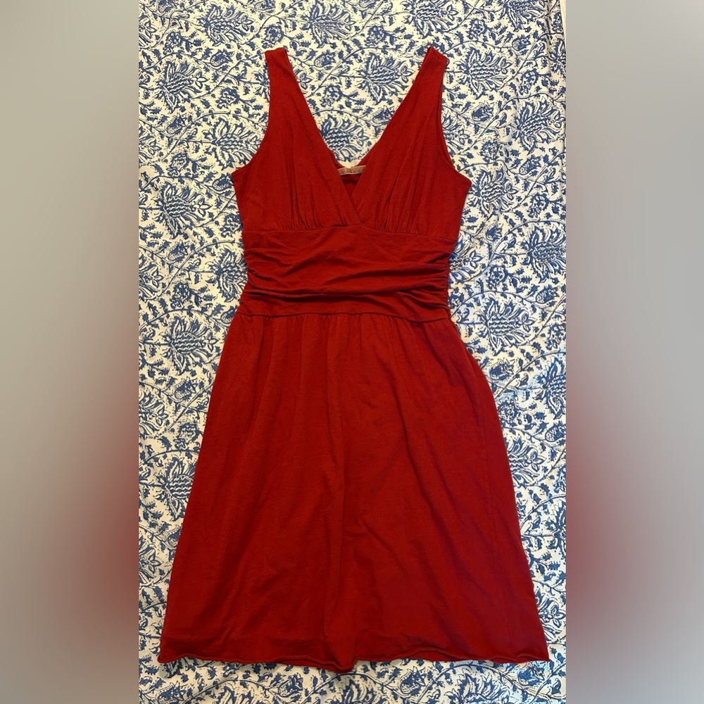VELVET by Graham & Spencer: Fabulous Red Jersey knit 100% cotton dress